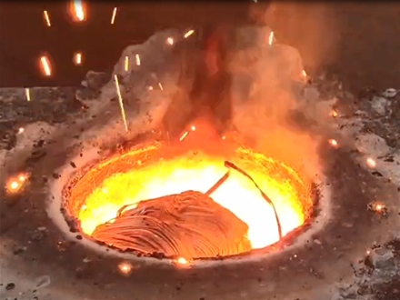 大炉浇注